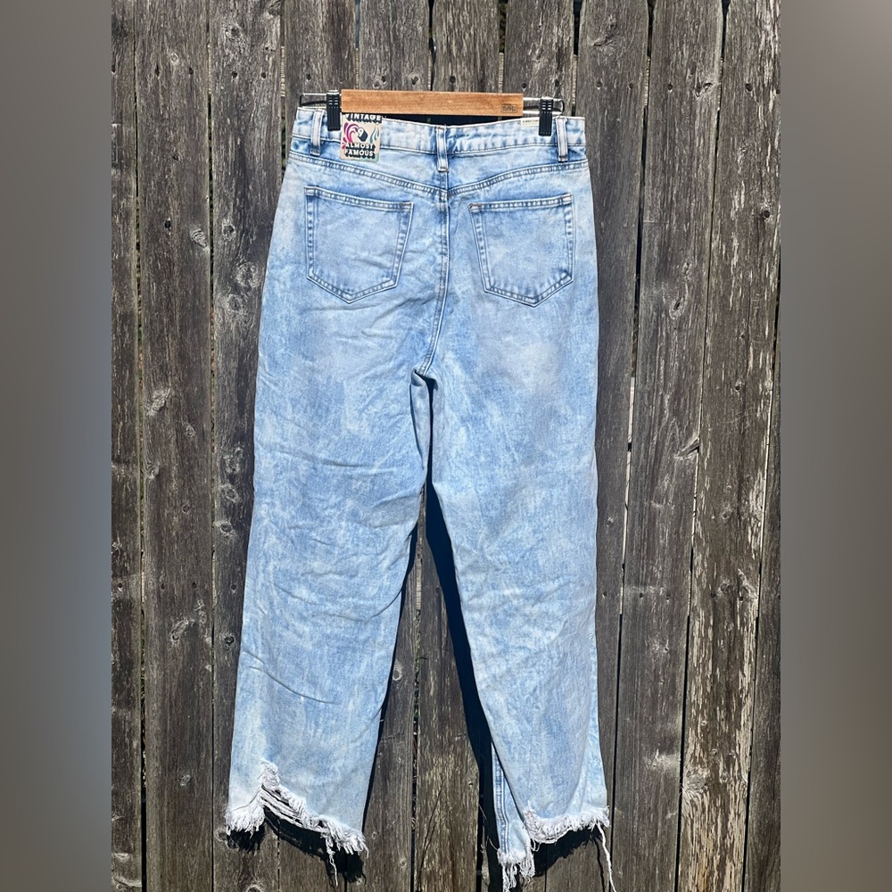 Francesca’s Vintage Almost Famous Harper Heritage Patchwork Acid Wash Jeans NWT - Picture 15 of 16